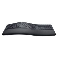 Imagen del teclado Logitech ERGO K860, diseñado ergonómicamente para confort en la escritura, SKU 920-010106