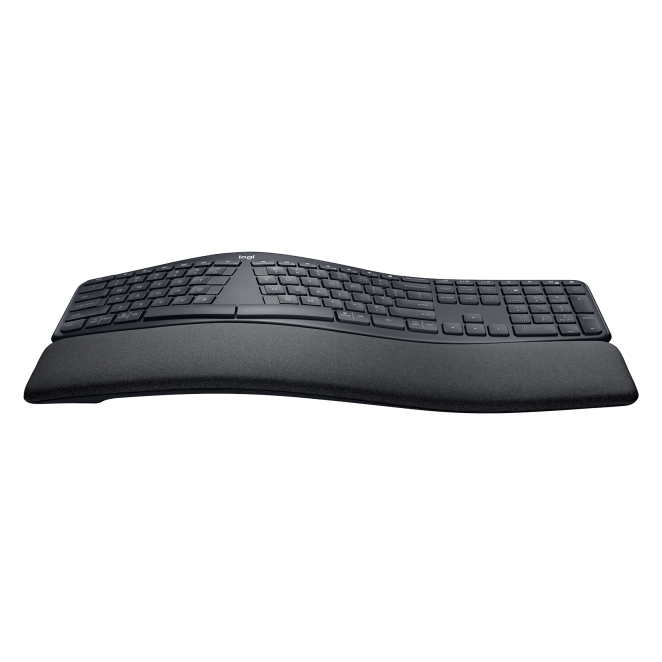 Logitech Teclado Ergonómico ERGO K860 con Diseño Curvado Imagen del teclado Logitech ERGO K860, diseñado ergonómicamente para confort en la escritura, SKU 920-010106