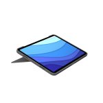 Teclado Logitech modelo 920-010142 para móvil, diseño QWERTZ Alemán, con Smart Connector en color gris