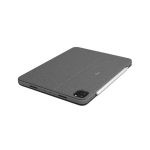 Teclado Logitech modelo 920-010142 para móvil, diseño QWERTZ Alemán, con Smart Connector en color gris