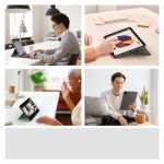 Teclado Logitech QWERTZ Suizo para móvil con Smart Connector, modelo 920-010143, en color gris