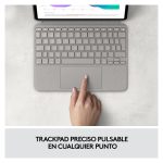 Imagen del teclado Logitech 920-010169 para móvil con distribución QWERTY en Español, Smart Connector y acabado en Arena. SKU 920-010169