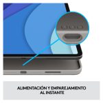 Imagen del teclado Logitech 920-010169 para móvil con distribución QWERTY en Español, Smart Connector y acabado en Arena. SKU 920-010169