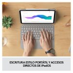 Imagen del teclado Logitech 920-010169 para móvil con distribución QWERTY en Español, Smart Connector y acabado en Arena. SKU 920-010169