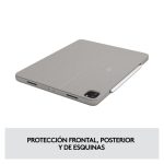 Imagen del teclado Logitech 920-010169 para móvil con distribución QWERTY en Español, Smart Connector y acabado en Arena. SKU 920-010169