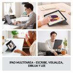 Logitech teclado para móvil QWERTY en español, con Smart Connector en color gris, SKU 920-010211