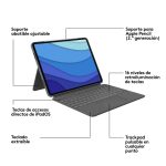 Logitech teclado para móvil QWERTY en español, con Smart Connector en color gris, SKU 920-010211