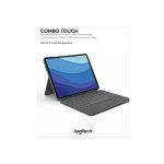 Logitech teclado para móvil QWERTY en español, con Smart Connector en color gris, SKU 920-010211