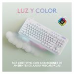 Teclado para Juegos Logitech G 920-010414 con conexión USB QWERTY en español, color blanco