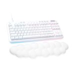 Teclado de juego Logitech G713, color blanco, conectividad USB, distribución QWERTY internacional de EE.UU. SKU: 920-010422