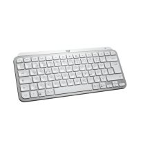 Imagen del teclado Logitech MX Keys Mini con diseño compacto, referencias SKU 920-010480, teclado en color negro con teclas retroiluminadas
