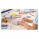 Logitech MX Keys Mini, teclado inalámbrico compacto con teclas retroiluminadas y distribución ergonómica, SKU 920-010489