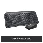Teclado Logitech MX Keys Mini, diseño compacto, teclas retroiluminadas y conexión inalámbrica, SKU 920-010490