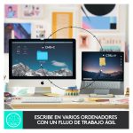 Logitech MX Keys Mini, teclado compacto con diseño ergonómico y teclas retroiluminadas, SKU 920-010491