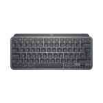 Imagen del teclado compacto Logitech MX Keys Mini con iluminación inteligente y distribución ergonómica. SKU 920-010498