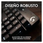 Teclado mecánico Logitech G413 TKL SE con retroiluminación y diseño compacto, SKU 920-010559