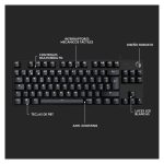 Teclado mecánico Logitech G413 TKL SE con retroiluminación y diseño compacto, SKU 920-010559