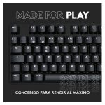 Teclado mecánico Logitech G413 TKL SE con retroiluminación y diseño compacto, SKU 920-010559