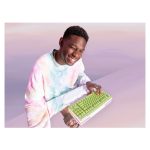 Teclado Logitech G 920-010685 para juegos, inalámbrico, RF y Bluetooth, diseño QWERTY en español, color blanco