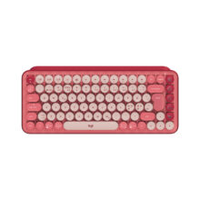 Teclado mecánico Logitech POP Keys con diseño retro y teclas personalizables, SKU 920-010733