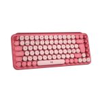 Teclado mecánico Logitech POP Keys con diseño retro y teclas personalizables, SKU 920-010733