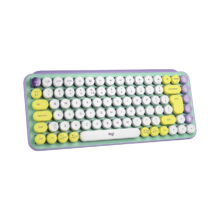 Logitech POP Keys, teclado mecánico inalámbrico con teclas personalizables y un diseño retro, SKU 920-010736