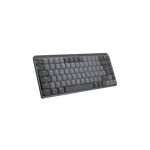 Logitech teclado ergonómico 920-010773 para oficina, conexión RF Wireless y Bluetooth, diseño QWERTZ en idioma alemán, color grafito