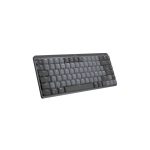 Teclado Logitech modelo 920-010777 para oficina, inalámbrico, compatible con RF y Bluetooth, distribución QWERTY nórdica en color grafito