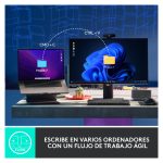 Teclado Logitech Master 920-010780 para oficina, conexión RF Wireless y Bluetooth, QWERTY Internacional de EE.UU., color grafito