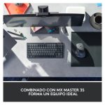 Teclado Logitech Master 920-010780 para oficina, conexión RF Wireless y Bluetooth, QWERTY Internacional de EE.UU., color grafito