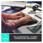 Teclado Logitech Master 920-010780 para oficina, conexión RF Wireless y Bluetooth, QWERTY Internacional de EE.UU., color grafito