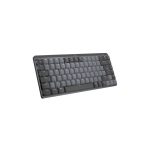 Teclado Logitech RF Wireless y Bluetooth QWERTY Internacional de EE.UU. en color gris grafito, SKU 920-010782, ideal para oficina