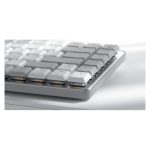 Logitech Master 920-010799 teclado inalámbrico para oficina con conexión RF y Bluetooth, distribución QWERTY internacional de EE.UU., color gris