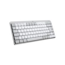 Logitech Master 920-010799 teclado inalámbrico para oficina con conexión RF y Bluetooth, distribución QWERTY internacional de EE.UU., color gris