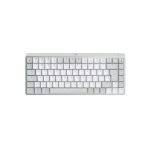 Logitech Master 920-010799 teclado inalámbrico para oficina con conexión RF y Bluetooth, distribución QWERTY internacional de EE.UU., color gris