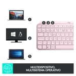 Logitech MX Keys Mini teclado inalámbrico compacto con retroiluminación y distribución ergonómica de teclas. SKU: 920-010813.