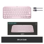 Logitech MX Keys Mini teclado inalámbrico compacto con retroiluminación y distribución ergonómica de teclas. SKU: 920-010813.