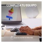 Teclado Logitech Master 920-010837, RF y Bluetooth, QWERTY internacional de EE.UU. en color gris