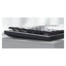 Teclado Logitech Master 920-010837, RF y Bluetooth, QWERTY internacional de EE.UU. en color gris