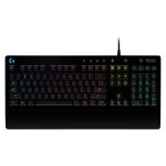 Teclado de juego USB Logitech G G213 Prodigy, distribución QWERTY en portugués, color negro, SKU 920-010847