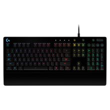 Teclado de juego USB Logitech G G213 Prodigy, distribución QWERTY en portugués, color negro, SKU 920-010847