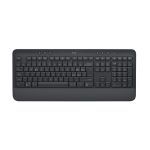 Imagen del teclado Logitech 920-010915 para oficina, con conectividad Bluetooth, disposición QWERTY en italiano y en color grafito