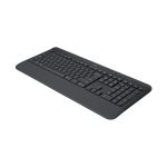 Logitech 920-010918 teclado para oficina con tecnología Bluetooth, diseño QWERTY en inglés del Reino Unido, color grafito.