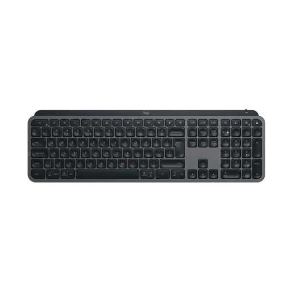 Teclado y ratón inalámbrico Logitech modelo 920-010933, conexión RF y Bluetooth, diseño QWERTY, color grafito