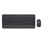 Logitech teclado QWERTZ alemán con ratón incluido, conexión Bluetooth, ideal para oficina, color grafito. SKU: 920-010994
