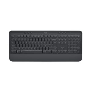 Teclado Logitech 920-010995 con ratón incluido, diseño para oficina, conexión Bluetooth, distribución AZERTY en francés y color grafito
