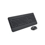 Teclado Logitech 920-010998 con ratón incluido para oficina, QWERTY Español, color grafito, conexión Bluetooth