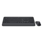 Logitech 920-010999, teclado QWERTY inglés del Reino Unido, Bluetooth, color grafito y ratón incluido, ideal para oficina