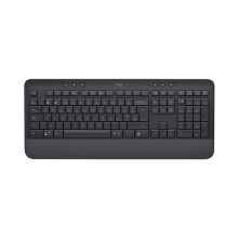 Logitech 920-010999, teclado QWERTY inglés del Reino Unido, Bluetooth, color grafito y ratón incluido, ideal para oficina
