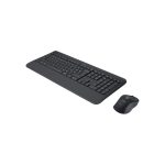 Teclado Logitech QWERTZ Bluetooth para oficina, incluye ratón, color grafito, SKU 920-011006